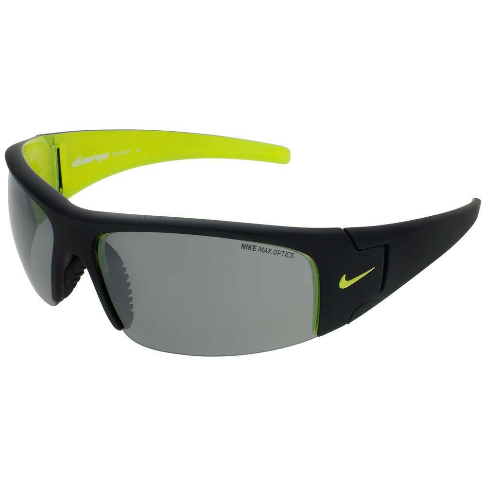 NWT Nike DIVERGE-EV0325 Black/Volt 64mm Sunglasses